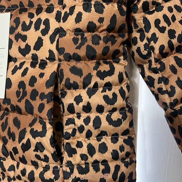 Lands’End warm Tawny Brown leapord coat - Picture 2 of 5